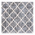 thumbnail image 2 of SAFAVIEH Berber Fringe Apache Geometric Shag Area Rug, Gray/Cream, 6'7" x 6'7" Square, 2 of 10