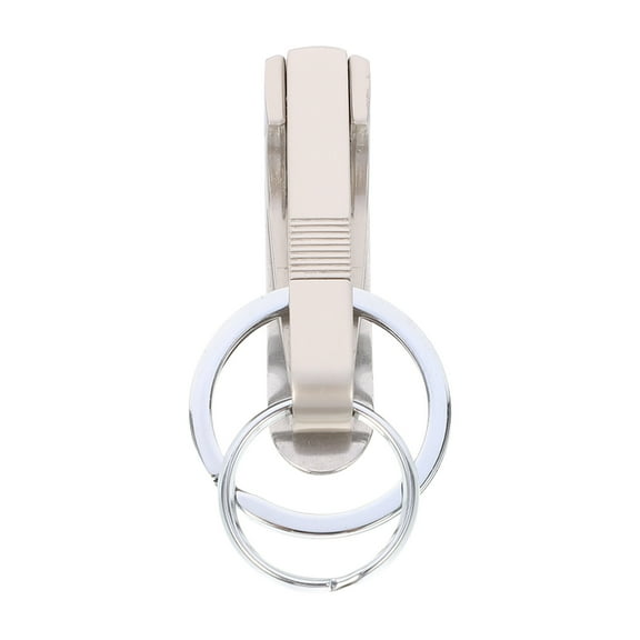 FRCOLOR Belt Keychain Titanium Keychain Clip Belt Loop Key Holder Security Belt Clip Key Chain for Men,2.95"X1.26"X0.67"