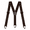 Coffee, variant on Hidden Suspenders for Men Under Clothes with 3 Snap Loop (1.48" Wide)