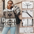 thumbnail image 3 of Yuyamidu Womens Sweatshirts Boho Hoodies for Women Jacket Trending Clothes Fall Coats for Women 2025 Womens Oversized Sweatshirt Zip Up Hoodie XL, 3 of 7