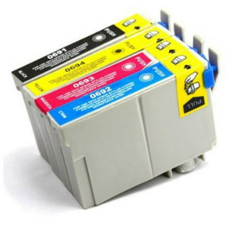 - Universal Inkjet Remanufactured Multipack for Epson 69, 4-Pack