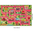 thumbnail image 2 of Kids Carpet Car Play Rug Kids Play Rug for Playroom Play Rugs Town City Road Map Rug Extra Large Boys Kids Car Track Carpet for Playroom Bedroom Living Room ( X CM), 2 of 8