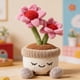 thumbnail image 1 of Adorno de peluche de planta en maceta de dibujos animados adorno • Muñeca de flores para decoración de escritorio curativa • Peluche de regalo decorativo suave para casa u oficina, 1 of 6
