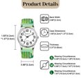 thumbnail image 3 of Avaner Women'S Elastic Watches, Easy Read Big Dial Analog Quartz Stretch Braided Band Watch for Women Ladies,Adjustable Expansion Band Wristwatch, 3 of 8