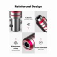 thumbnail image 2 of Bit Holder Keychain, 5Pcs 1/4 Hex Impact Drill Bit Keychain Quick Change Connect Holder Drill Screw, 2 of 5
