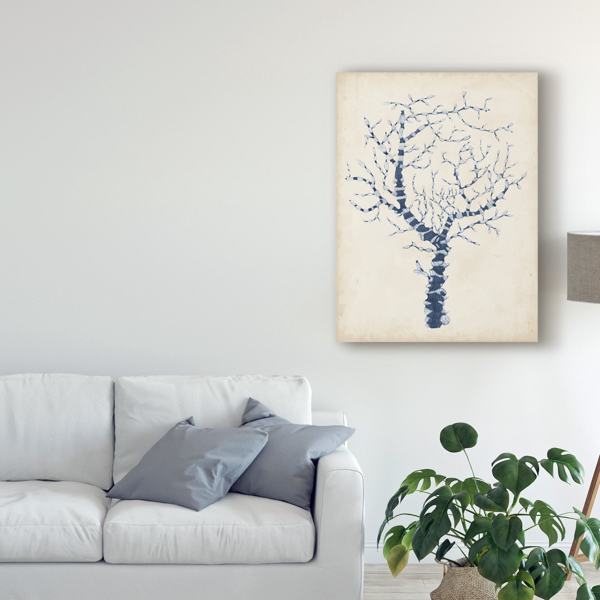 Trademark Fine Art 'Indigo Coral II' Canvas Art by Vision Studio
