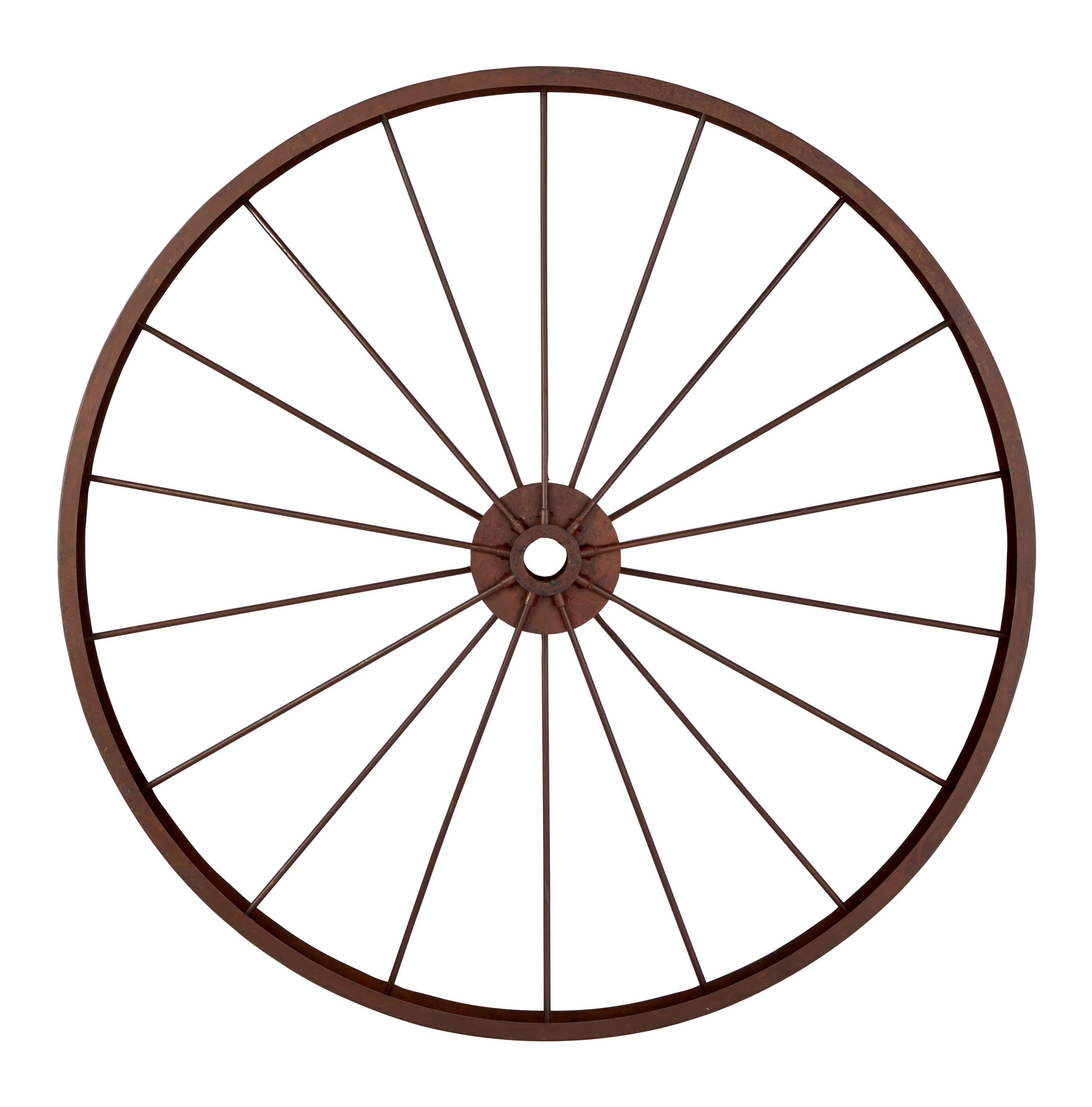Rustic Country Style Small Antiqued Bike Wheel Decorative Wall Hanging Decor 