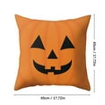 thumbnail image 3 of pdqouc Halloween Pillow Cover Car Waist Pillow Orange Pumpkin Sofa Cushion Cover Office and Home Living Room Pillow Cover Creative 2024 New Party Themed Decor Props, 3 of 4