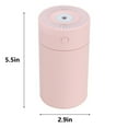 thumbnail image 3 of Usloyux Under $5 Mini Desk Humidifier, Portable Cool Mist Humidifier for Bedroom, Quiet Ultrasonic Humidifier with Color Light, Personal Space Moisturizer, 3 of 6
