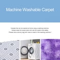 thumbnail image 6 of YJ.GWL 6x9ft Tie Dye Shag Area Rug For Living Room Bedroom,Shaggy Carpet For Home Decor,Purple, 6 of 6