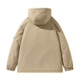 thumbnail image 4 of Puntoco Chaqueta Informal Holgada De Manga Larga Con Capucha Y Cremallera Para Hombre, 4 of 9