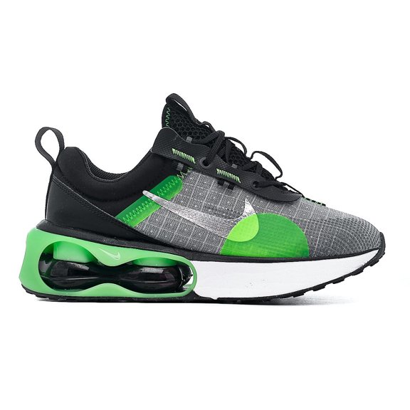 Nike Air Max 2021 Boys Shoes Size 7, Color: Grey/Green