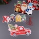 thumbnail image 4 of Colgador de puerta navideño, colgante para fiesta de Año Nuevo, Papá Noel, muñeco de nieve, alce, pancarta de papel, decoración navideña para el hogar, 4 of 5