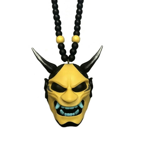 

Novelty Japanese Oni Samurai Car Hanging Pendant Halloween Devil Decoration Rearview Mirrors Styling