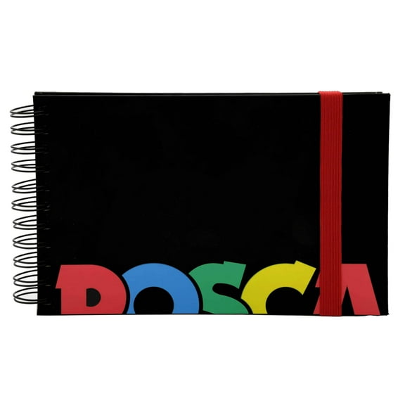 Posca blackbook schetsboek A5 met spiraal