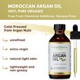 thumbnail image 4 of Mother Nature Organics Moroccan Argan Oil 4 oz For Skin, Hair & Nails, 4 of 7