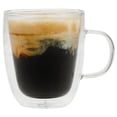 thumbnail image 2 of Mr. Coffee Retro Machiatto 2 piece 16 Ounce Double Wall Insulated Glass Mug Set, 2 of 5
