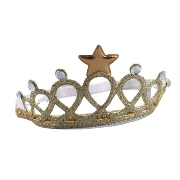 Jinsinto Baby Girl Infant Toddler Crystal Crown Tiara Headband Baby Photography Headband Props
