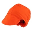 thumbnail image 2 of BAOSITY Welding Cap Hard Liner Fireproof Breathable Elastic Dustproof Comfortable Welding Hat Welding Hat Headgear for Welder Orange, 2 of 8