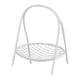 thumbnail image 4 of Cesta de frutas portátil de hierro que ahorra espacio, cesta de pie multiusos para Blanco 1 nivel, 4 of 9
