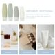 thumbnail image 5 of GOOHOCHY Botellas de viaje de silicona, dispensadores de artículos de tocador recargables, envases de champú vacíos (60ml,90ml), 4 Uds., 5 of 7