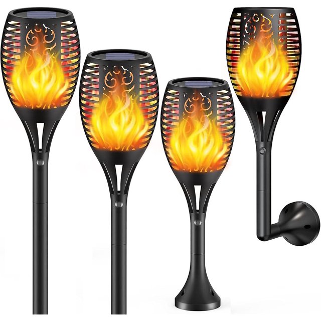 Outdoor Solar Lamp, Solar Torch Light 96LED Lamp, Outdoor Solar Flame Light, Outdoor Solar Garden Lamp IP65 Waterproof, Outdoor Solar Flame Garden Lam