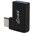 thumbnail image 1 of Adaptador OTG USB 3.0 hembra a USB C macho de 90 grados compatible con sincronización de datos de alta velocidad y carga rápida., 1 of 14