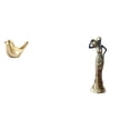 thumbnail image 1 of Figura de pájaro de resina, adorno , estatua tribal de mujer, animal coleccionable con líneas realistas, adecuada para oficinas, hogares, bibl, 1 of 8