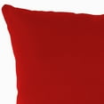 thumbnail image 5 of Jordan Manufacturing Sunbrella 18" x 18" Canvas Logo Red Solid Square Outdoor Throw Pillow (2 Pack), 5 of 10