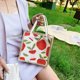 thumbnail image 4 of Bolso de mano con estampado de frutas para mujer bolsa de Ehuebsd hombro pequeña informal Vintage para el almuerzo, 4 of 7