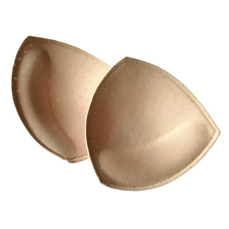 3 Pairs Triangle Bra Inserts Pads Removable Bra Cups Inserts Replacement  Skin Color