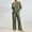 Green, variant on YHAJDS Women Casual Outfit Set,Womens 2 Piece Set Solid Color Knit 2 Piece Sets for Women Long Sleeve V Neck Top and Casual Pants Suit Sets Women 2 Piece Outfits for Fall Winter