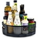 thumbnail image 1 of Especiero giratorio Lazy Susan, organizador de plástico para especias y condimentos, almacenamiento de cocina, estante giratorio para gabinete de cocina, especiero giratorio (negro), 1 of 4