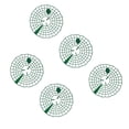 thumbnail image 1 of Moyic Soporte para fresas, herramienta de marco de soporte para cultivo, soporte para plantas, estante de fijación de flores, círculo Jardín y Patio verde 5 piezas, 1 of 6