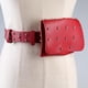thumbnail image 3 of Riñonera elegante de poliuretano, linda cangurera para la cintura, bolso para teléfono, estilo 2 - Rojo Estilo 2-Rojo, 3 of 8