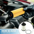 thumbnail image 2 of Unique Bargains Engine Oil Filter No.LR011279 with O Ring Oil Filter for Land Rover Defender 110 2022 2023 Plastic Paper, 2 of 6