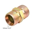 thumbnail image 3 of 2pcs M16 x 1.5mm to M16 x 1.5mm Auto Car Straight Air Pipe Fitting Connector Adapter, 3 of 5