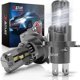 thumbnail image 1 of 2x High Power H4 LED Headlight 1:1 Mini Size Headlamp 20000LM 6500K Car Lamps Super Bright Plug and Play Car Headlight Bulbs, 1 of 5