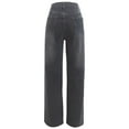 thumbnail image 6 of Straight Leg Jeans for Women Stretchy Elastic Waist Pull on Pants Loose Denim Pants Trendy 2025, 6 of 6