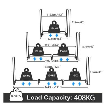 

‎Studyli Adjustable Size Firewood Rack Log Holder Wood Storage Holder Outdoor Backyard US