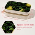thumbnail image 5 of Pear Velvet Portable Travel Organizer Box with Removable Compartment - Display Case Included - Ideal Gift, 5 of 7