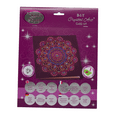 thumbnail image 1 of Craft Buddy 18cm DIY Crystal Art / Diamond Painting Card Kit - Purple Mandala, 1 of 4