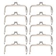 thumbnail image 1 of Lot de 10 fermoirs carrés en métal de 8,5 cm pour la fabrication de sacs à main, fournitures de bricolage, 1 of 3