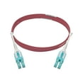 thumbnail image 2 of Tripp Lite 2M 10Gb Duplex Multimode 50/125 OM4 LSZH Fiber Patch Cable, Magenta, 2 of 10