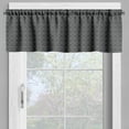 thumbnail image 2 of Ambesonne Antique Valance Pack of 2, Creative Vintage Trellis, 42"X12", Grey and Dark Grey, 2 of 5