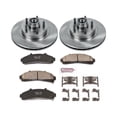 thumbnail image 3 of Power Stop Front Stock Replacement Brake Pad and Rotor Kit KOE1854, 3 of 8