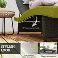 thumbnail image 4 of Outsunny Foldable Patio Lounger w/ 5-Level Adjustable Backrest, Brown, 4 of 10
