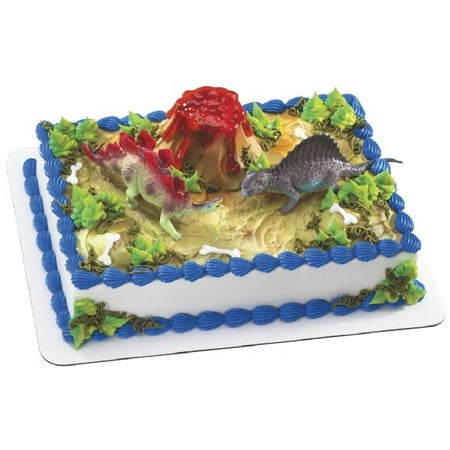 Dinosaur Cake Decoration Set Walmart Com