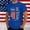 IT10-Dark Gray, variant on Glisme T Shirt For Mens O Neck Graphic T Shirt Patriotic Independence Day Commemorative Print Short Sleeve Tee Soft 4Th Of July Clothes Light Blue 2Xl