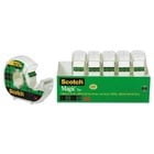 For Scotch Magic Tape & Refillable Dispenser 3/4" x 650" 1" Core Transparent 6/Pack